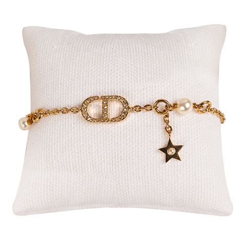 dior star bracelet|christian dior pearl bracelet.